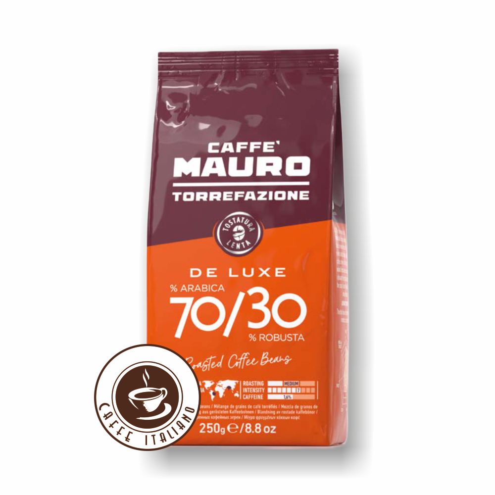 Mauro De Luxe zrnková káva 250g – Obrázok 2