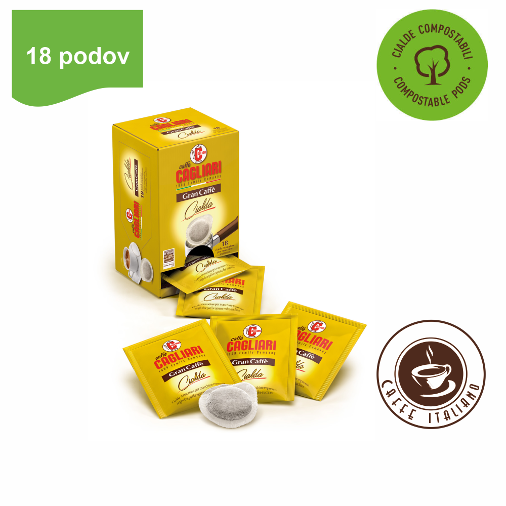 Cagliari Gran Caffe pody 18 ks