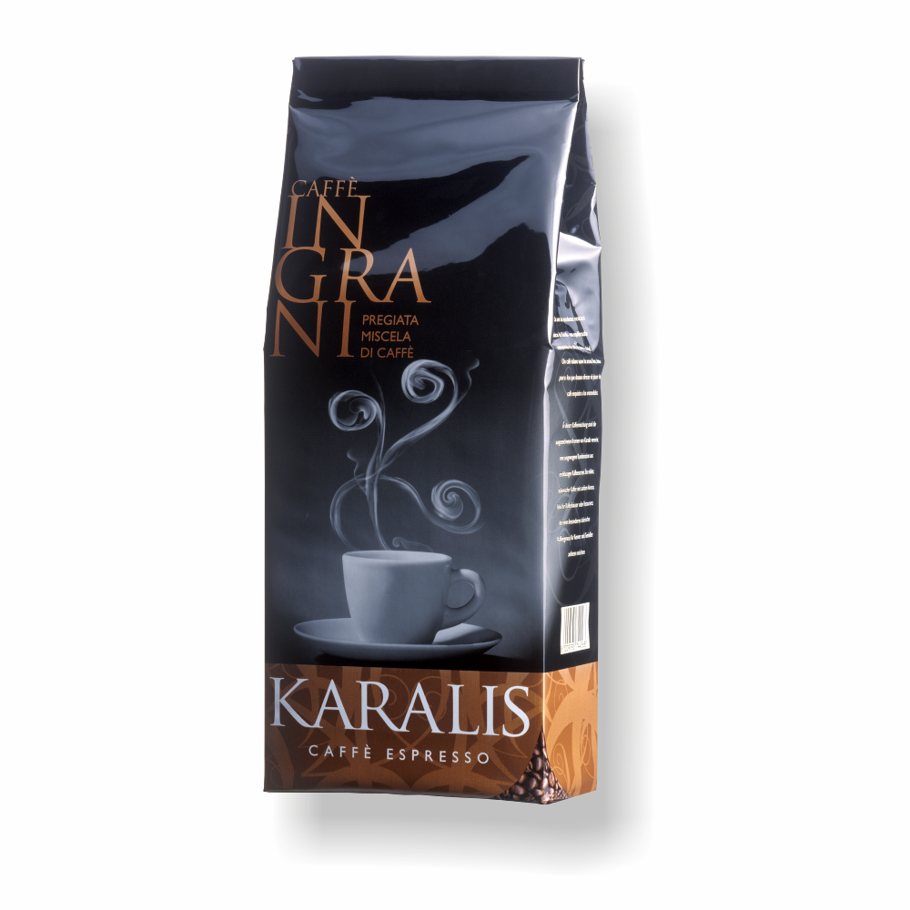 Caffe Karalis grani Oro 1kg – Obrázok 2