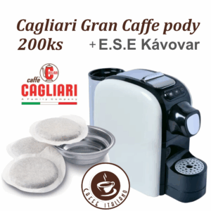 Cagliari Gran Caffe pody 200ks a Kávovar na e.s.e.pody