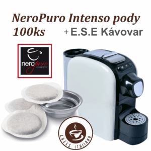 NeroPuro Intenso pody 100ks a Kávovar na e.s.e.pody