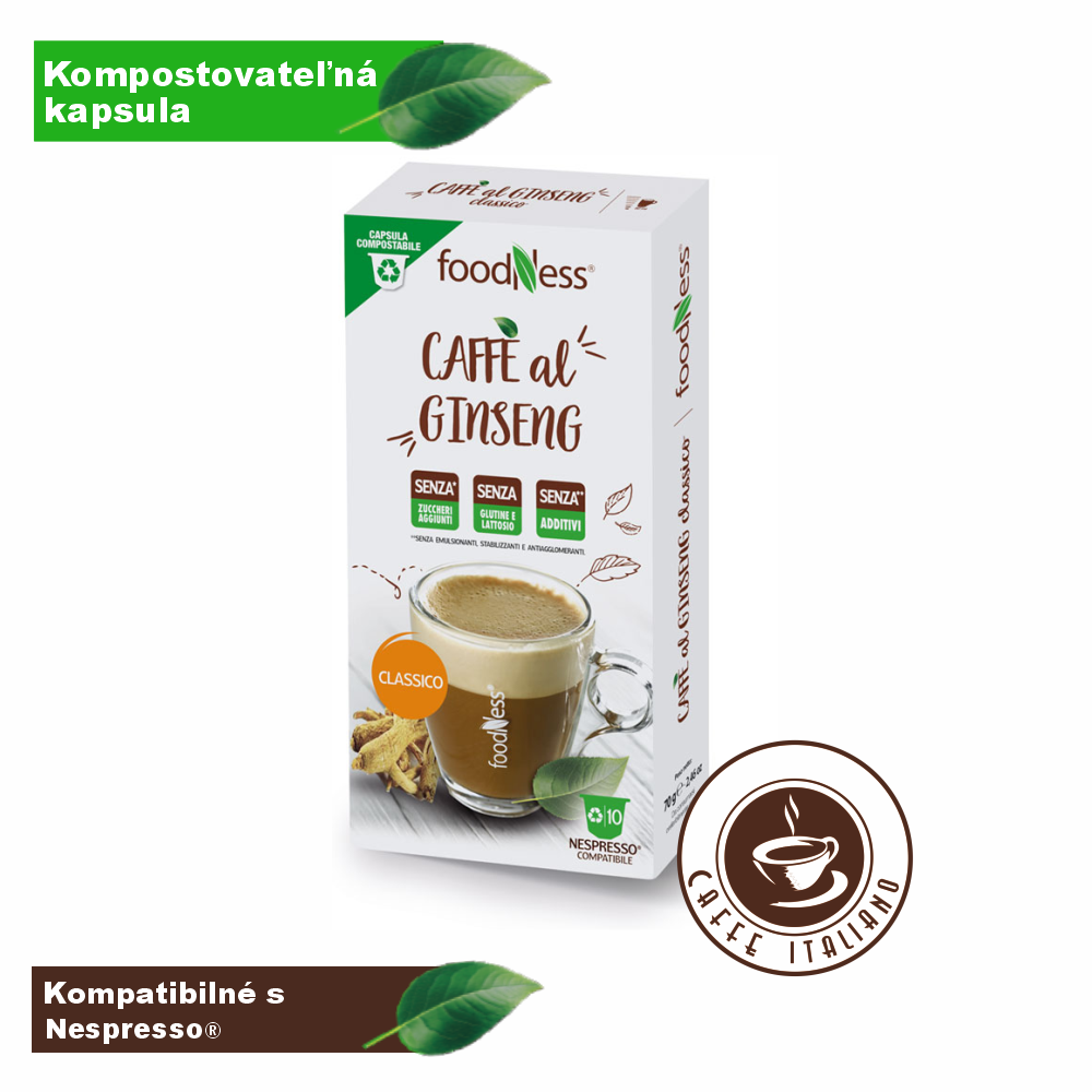 Ženšen káva CLASSIC 10 kapsúl/7g – Obrázok 2